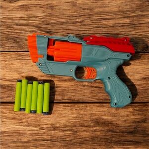 BlitzFire Toy Gun with Foam Darts
